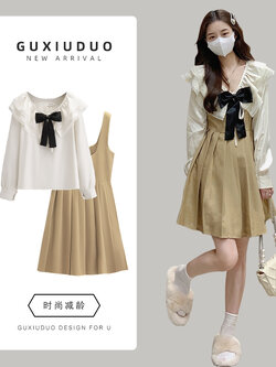 เดรสแขนสั้นมีไซส์L-4XLอก38-47นิ้ว