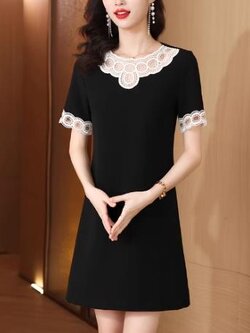 เดรสสีดำสุภาพ เรียบหรู ดูดี เหมาะกับทุกโอกาส | เดรสผู้หญิงแฟชั่นสุภาพ