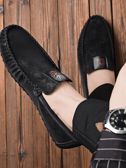 รองเท้าหนังผู้ชาย มีไซส์39-44 รองเท้าโลฟเฟอร์ชาย Slip-On Shoes