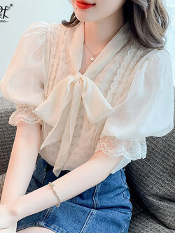 เสื้อชีฟองเกาหลี เสื้อชีฟองสวยๆ