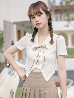 เสื้อผ้าวัยรุ่นเกาหลี เสื้อยืดวัยรุ่นผู้หญิง มีขนาด S M L XL