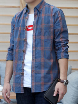 เสื้อเชิ้ตทํางานผู้ชาย แขนยาว