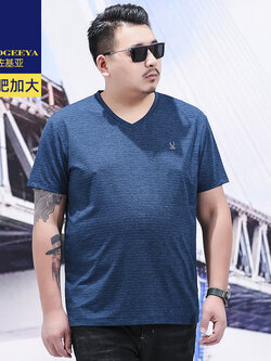 เสื้อยืดผู้ชายอ้วน XL-8XL น้ำหนักผู้สวม 60-150 กิโลกรัม