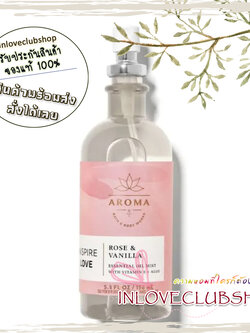Bath & Body Works Aromatherapy / Essential Oil Mist 156 ml. (Love - Rose & Vanilla) *ขายดี