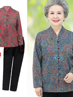 เสื้อคุณยาย เสื้อผู้วัยอายุ60-70ปี เสื้ออาม่า เสื้อผู้สูงอายุ