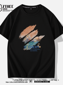 เสื้อยืดผู้ชายอ้วน S-6XLน้ำหนักผู้สวม40-135กิโลกรัมใส่ได้ ส่งฟรี