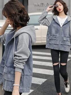 แจ็คเก็ต เสื้อคลุมแจ็คเก็ต เสื้อคลุมป้องกันแดด เสื้อแจ๊คเก็ตแขนยาว Dickey