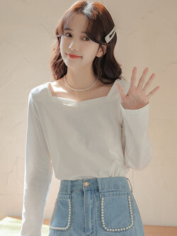 เสื้อผ้าวัยรุ่นเกาหลี เสื้อยืดวัยรุ่นผู้หญิง มีขนาด S M L XL