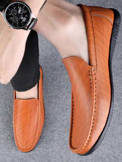 รองเท้าหนังผู้ชาย มีไซส์39-44 รองเท้าโลฟเฟอร์ชาย Slip-On Shoes