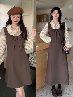 เดรสสาวอวบ มีไซส์ L-4XLอกเสื้อ 38-47 นิ้ว ใส่ได้ทั้งสาวหุ่นดีน่ารักจนถึงสาวอวบพลัสไซส์ จัดส่งฟรี! ทักแชทสั่งซื้อ