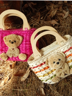 กระเป๋าสานสไตล์ญี่ปุ่น