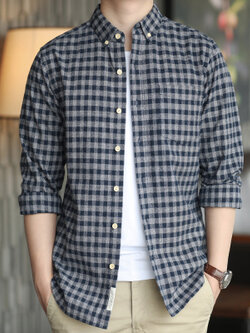 เสื้อเชิ้ตทํางานผู้ชาย แขนยาว