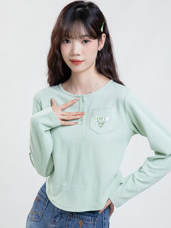 เสื้อผ้าวัยรุ่นเกาหลี เสื้อยืดวัยรุ่นผู้หญิง มีขนาด S M L XL