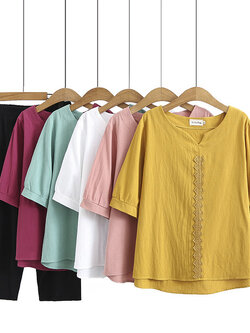 เสื้อลินินสไตล์ผู้ใหญ่ เสื้อคุณแม่ เสื้อผู้ใหญ่ แบรนด์ LININ