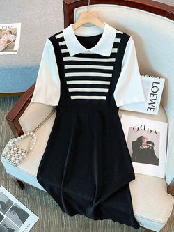 เดรสแขนสั้น มีไซส์ L-4XLอก 38-47 นิ้ว ใส่ได้ทั้งสาวหุ่นดีน่ารักจนถึงสาวอวบพลัสไซส์ จัดส่งฟรี! ทักแชทสั่งซื้อ