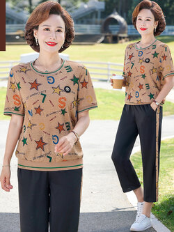 เสื้อผ้าคุณแม่วัย 60 เสื้อคนแก่ผู้หญิงวัย60