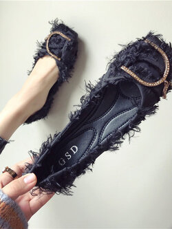 รองเท้าคัทชูผู้หญิง รองเท้าส้นแบนผู้หญิง