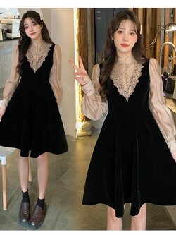 เดรสยาว วินเทจ