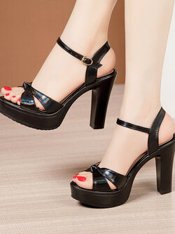 รองเท้าส้นสูงผู้หญิง รองเท้าส้นสูงรัดส้นผู้หญิง ส้นสูงนำเข้า ส้นสูงสวยหรู By Fashion Shoes Cabinat