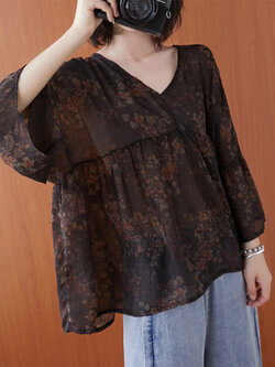 เสื้อผ้าฝ้ายสไตล์วินเทจ ใส่ตั้งแต่สาวผอม-สาวอวบ น้ำหนักตัว50-90 กิโลกรัม By Meimei plus size