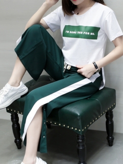 ชุดวอร์ม สูทเกาหลี Jumpsuit ชุดจั้มสูท ชุดเซท 2 ชิ้น ชุดกีฬาผู้หญิง ชุดออกกำลังกาย เสื้อกันหนาว ชุดวอร์มคู่