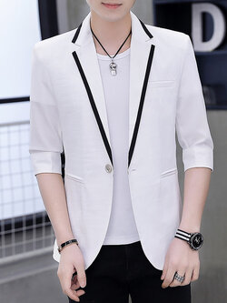 สูท Blazers ผู้ชาย เสื้อคลุมสไตล์สูท สำหรับผู้ชาย