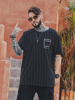 เสื้อยืดผู้ชายอ้วน S-5XL(อกเสื้อ39-51นิ้ว)