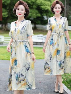 เสื้อผ้าคุณแม่วัย 60 เสื้อคนแก่ผู้หญิงวัย60