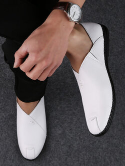 รองเท้าหนังผู้ชาย มีไซส์39-44 รองเท้าโลฟเฟอร์ชาย Slip-On Shoes