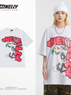 เสื้อยืดคอกลม ผู้ชาย เสื้อยืดผู้ชายเกาหลี เสื้อยืดเกาหลี แบรนด์ NELLY