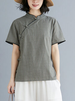 เสื้อลินิน เสื้อผ้าฝ้ายลินิน เสื้อเชิ้ตผ้าลินิน BY Zimo