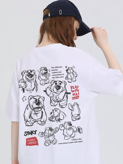 เสื้อผ้าวัยรุ่นเกาหลี เสื้อยืดวัยรุ่นผู้หญิง มีขนาด S M L XL