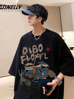 เสื้อยืดคอกลม ผู้ชาย เสื้อยืดผู้ชายเกาหลี เสื้อยืดเกาหลี แบรนด์ NELLY