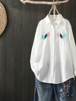 เสื้อผ้าฝ้าย ผ้าลินิน มีขนาดไซส์เดียว อกประมาณ100ซม.หรือประมาณ 40นิ้วขึ้นไป