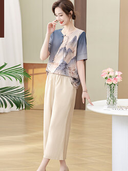 เสื้อผ้าคุณแม่วัย 60 เสื้อคนแก่ผู้หญิงวัย60