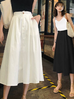 กระโปรงยาว กระโปรงยาวทรงเอ กระโปรงทำงาน