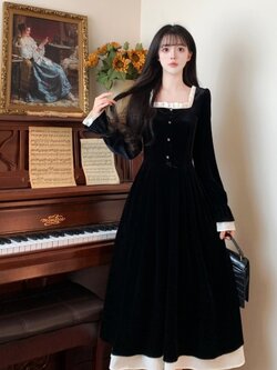 เดรสสาวอวบ มีไซส์ L-4XLอกเสื้อ 38-47 นิ้ว ใส่ได้ทั้งสาวหุ่นดีน่ารักจนถึงสาวอวบพลัสไซส์ จัดส่งฟรี! ทักแชทสั่งซื้อ