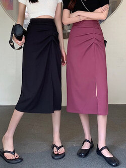 กระโปรงยาว กระโปรงยาวทรงเอ กระโปรงทำงาน