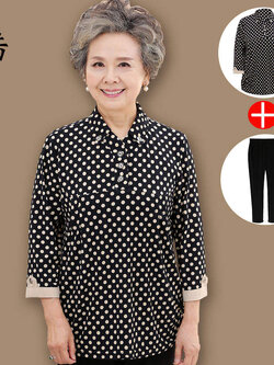 เสื้อคุณยาย เสื้อผู้วัยอายุ60-70ปี เสื้ออาม่า เสื้อผู้สูงอายุ