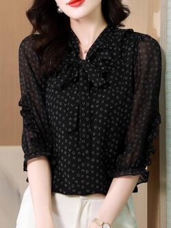 เสื้อสีดำสุภาพ เรียบหรู ดูดี เหมาะกับทุกโอกาส | เสื้อผู้หญิงสุภาพ