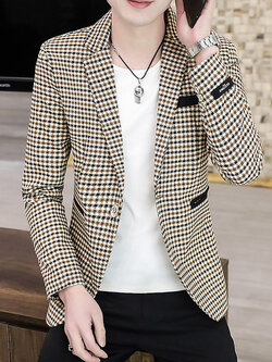 สูท Blazers ผู้ชาย เสื้อคลุมสไตล์สูท สำหรับผู้ชาย