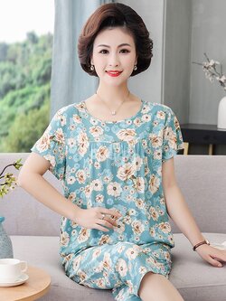 ชุดนอนคุณแม่ ชุดนอนบิ๊กไซส์ ชุดนอนคุณแม่ ชุดนอนคุณย่า ชุดนอนคุณยาย