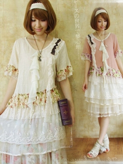 เสื้อญี่ปุ่น แนวพาสเทล สไตล์SEN MORI