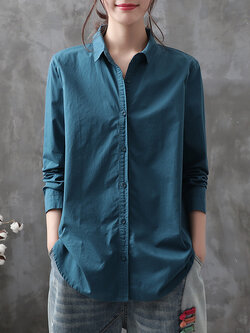 เสื้อเชิ้ตผ้าฝ้ายลินิน ขายเสื้อเชิ้ต ผ้าลินิน เสื้อเชิ้ตผ้าฝ้ายผู้หญิง