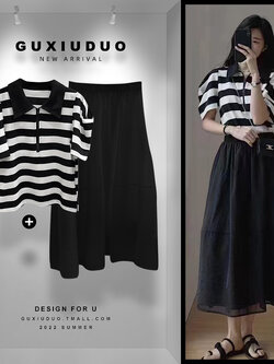 เดรสแขนสั้นมีไซส์L-4XLอก38-47นิ้ว