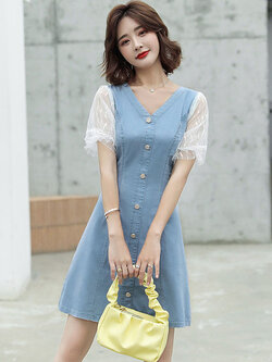 ชุดเดรสวัยรุ่น ผ้าสวย By Meiyi women's clothing