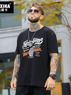 เสื้อยืดผู้ชายอ้วน S-5XL(อกเสื้อ39-51นิ้ว)