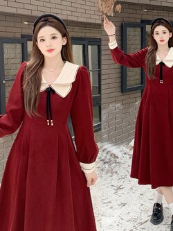 เดรสสาวอวบ มีไซส์ L-4XLอกเสื้อ 38-47 นิ้ว ใส่ได้ทั้งสาวหุ่นดีน่ารักจนถึงสาวอวบพลัสไซส์ จัดส่งฟรี! ทักแชทสั่งซื้อ