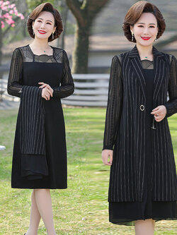 เดรสวัยผู้ใหญ่40-60ปี เดรสคุณแม่ ชุดเดรสทำงานวัยผู้ใหญ่ แบรนด์ MAMA DRESS