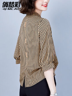 เสื้อชีฟอง เสื้อแฟชั่นสุภาพสตรีวัยผู้ใหญ่ มีไซต์ อก34นิ้ว-43นิ้ว